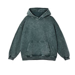 Women's Heavyweight Washed Kangaroo Pocket Hoodie-INNBLAC Fashion Apparel