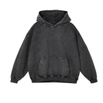 Women's Heavyweight Washed Kangaroo Pocket Hoodie-INNBLAC Fashion Apparel