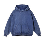 Women's Heavyweight Washed Kangaroo Pocket Hoodie-INNBLAC Fashion Apparel