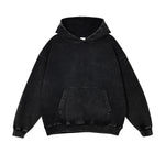 Women's Heavyweight Washed Kangaroo Pocket Hoodie-INNBLAC Fashion Apparel