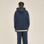 French Terry Double Slider Zip Hoodie-INNBLAC Fashion Apparel