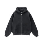 Oversized Full Zip Hoodie-INNBLAC Fashion Apparel