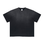 Raw Edge Hem Distressed Tee 7.5oz-INNBLAC Fashion Apparel