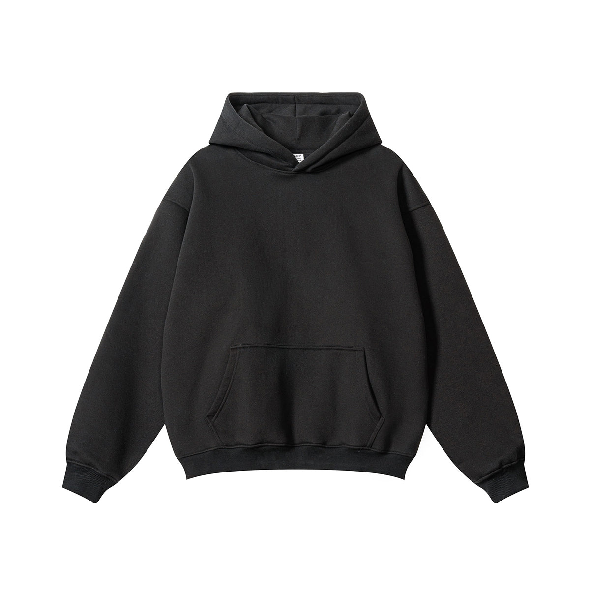 Solid Color Loose Fit Hoodie-INNBLAC Fashion Apparel