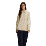 Women's Solid Color Polo Sweatshirt-INNBLAC Fashion Apparel