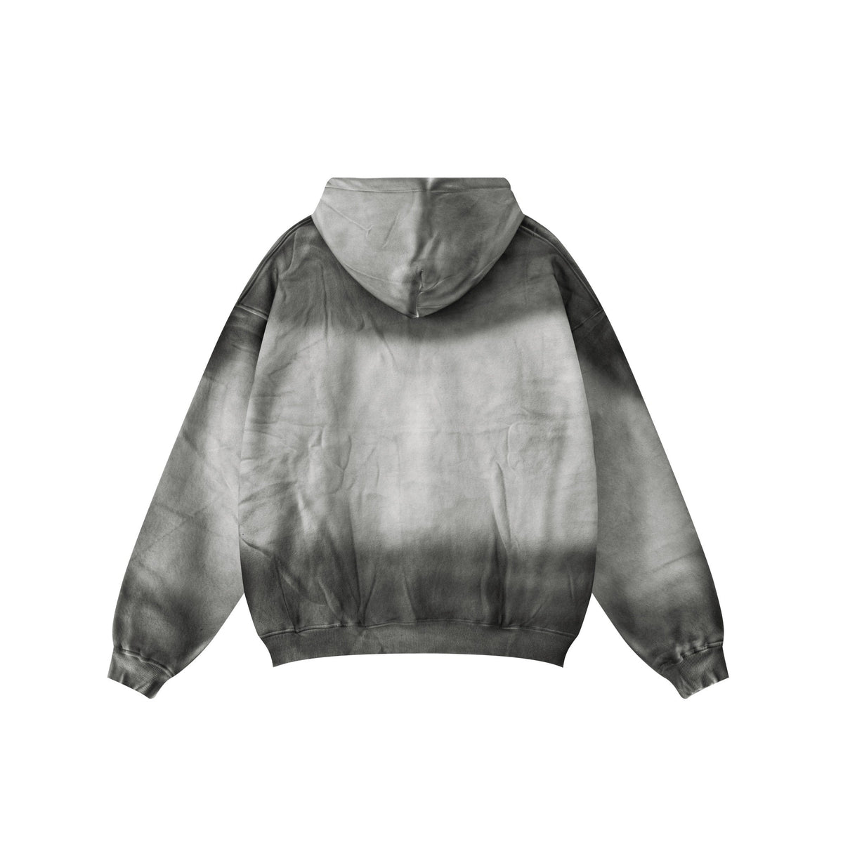 Spray Painting Kangaroo Pocket Hoodie-INNBLAC Fashion Apparel