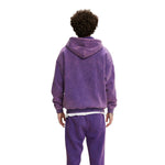 Washed Double Slider Zip Hoodie-INNBLAC Fashion Apparel