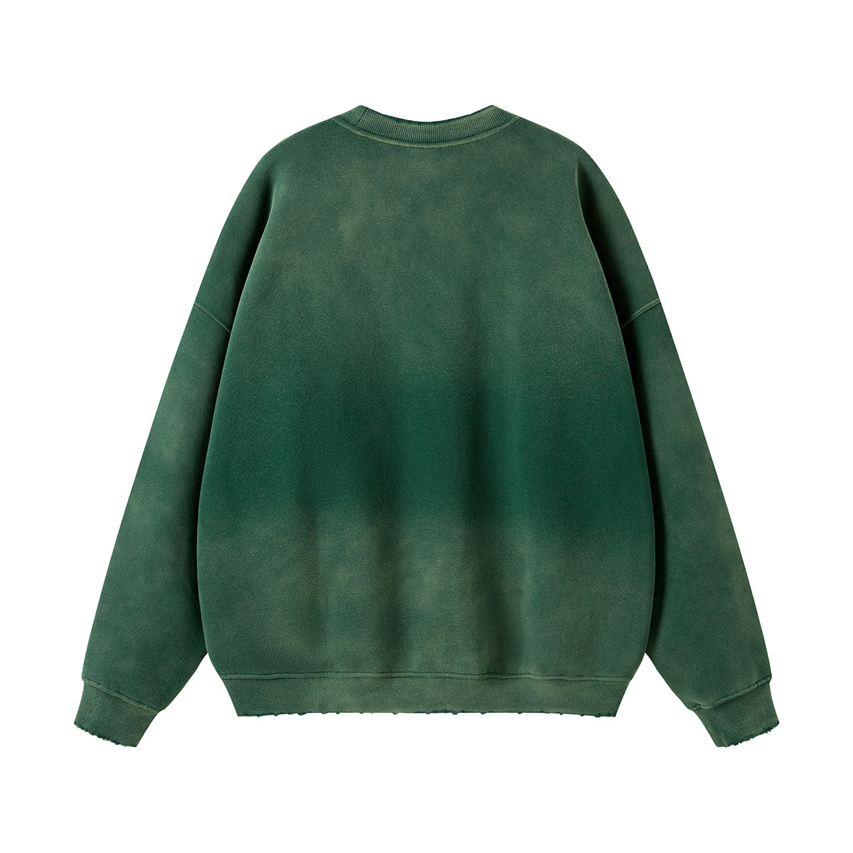 Washed French Terry Kangaroo Pocket Sweatshirt-INNBLAC Fashion Apparel