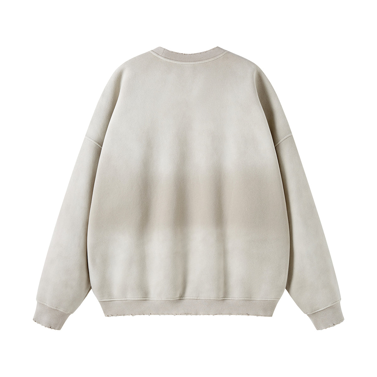 Washed French Terry Kangaroo Pocket Sweatshirt-INNBLAC Fashion Apparel