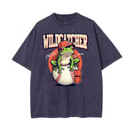 Wild Catcher Frog Graphic Tee-INNBLAC Fashion Apparel