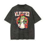 Wild Catcher Frog Graphic Tee-INNBLAC Fashion Apparel