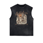 Abstract Artistic Graphic Muscle Tank