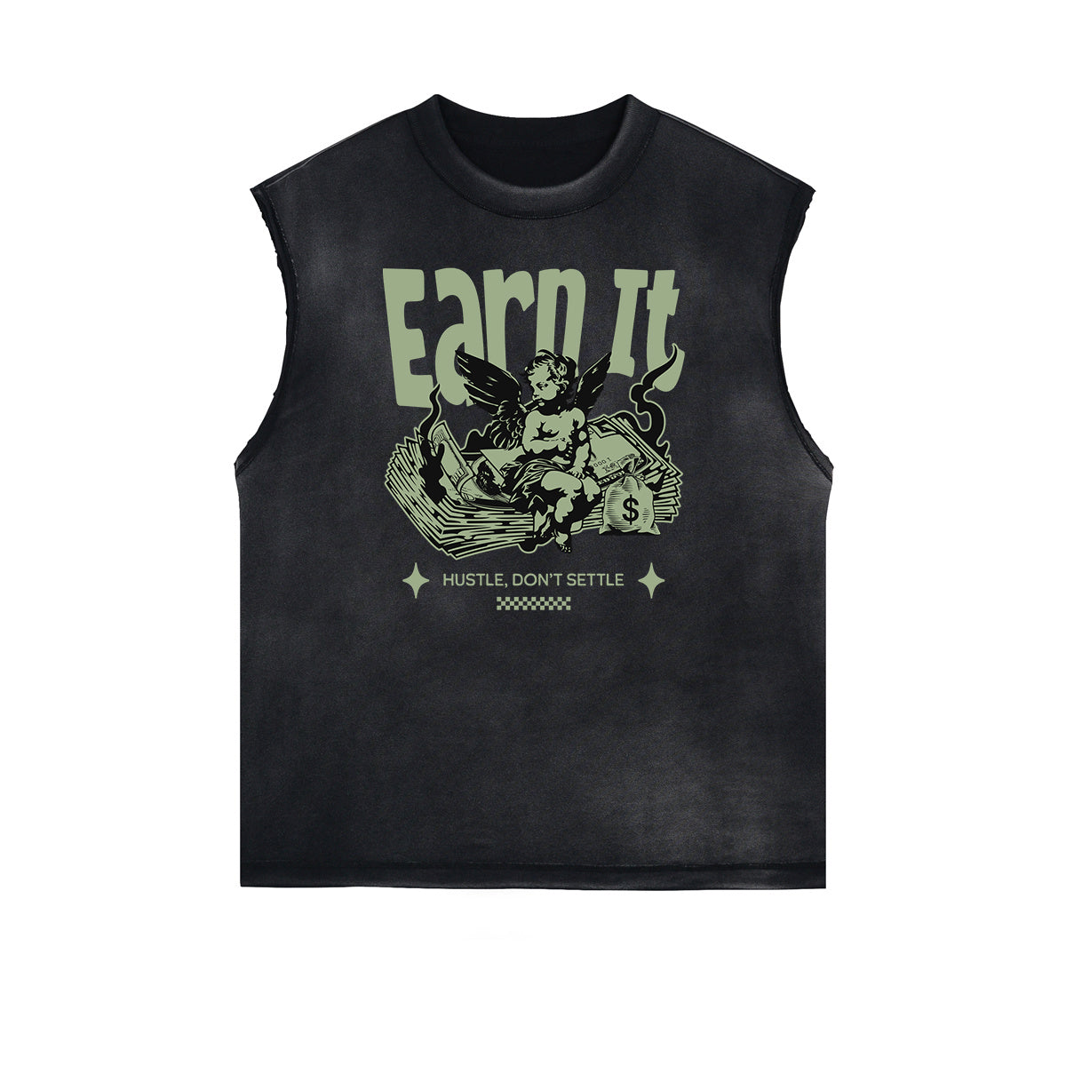 Abstract Artistic Graphic Muscle Tank