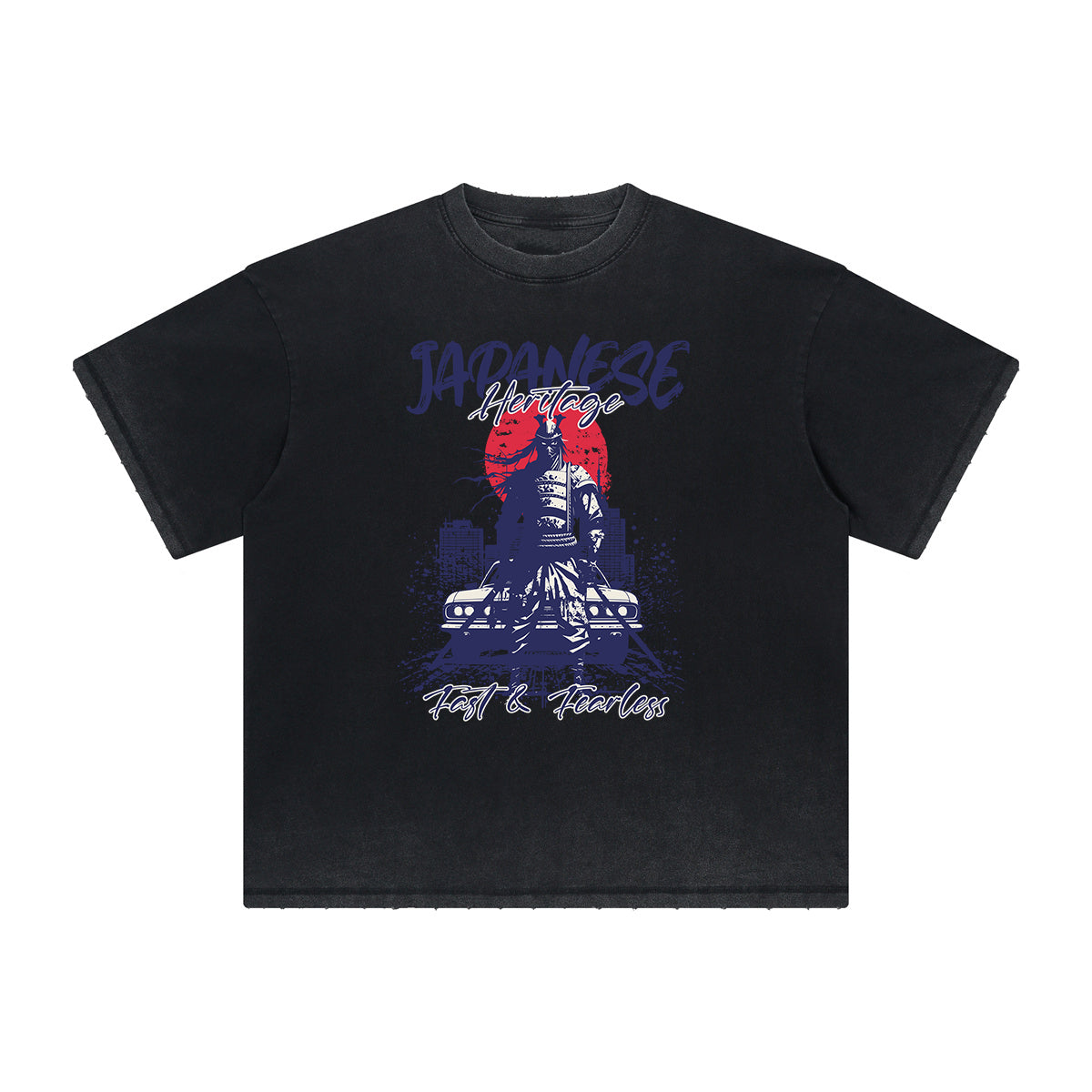 Heavyweight Japanese Ukiyo Pattern Tee