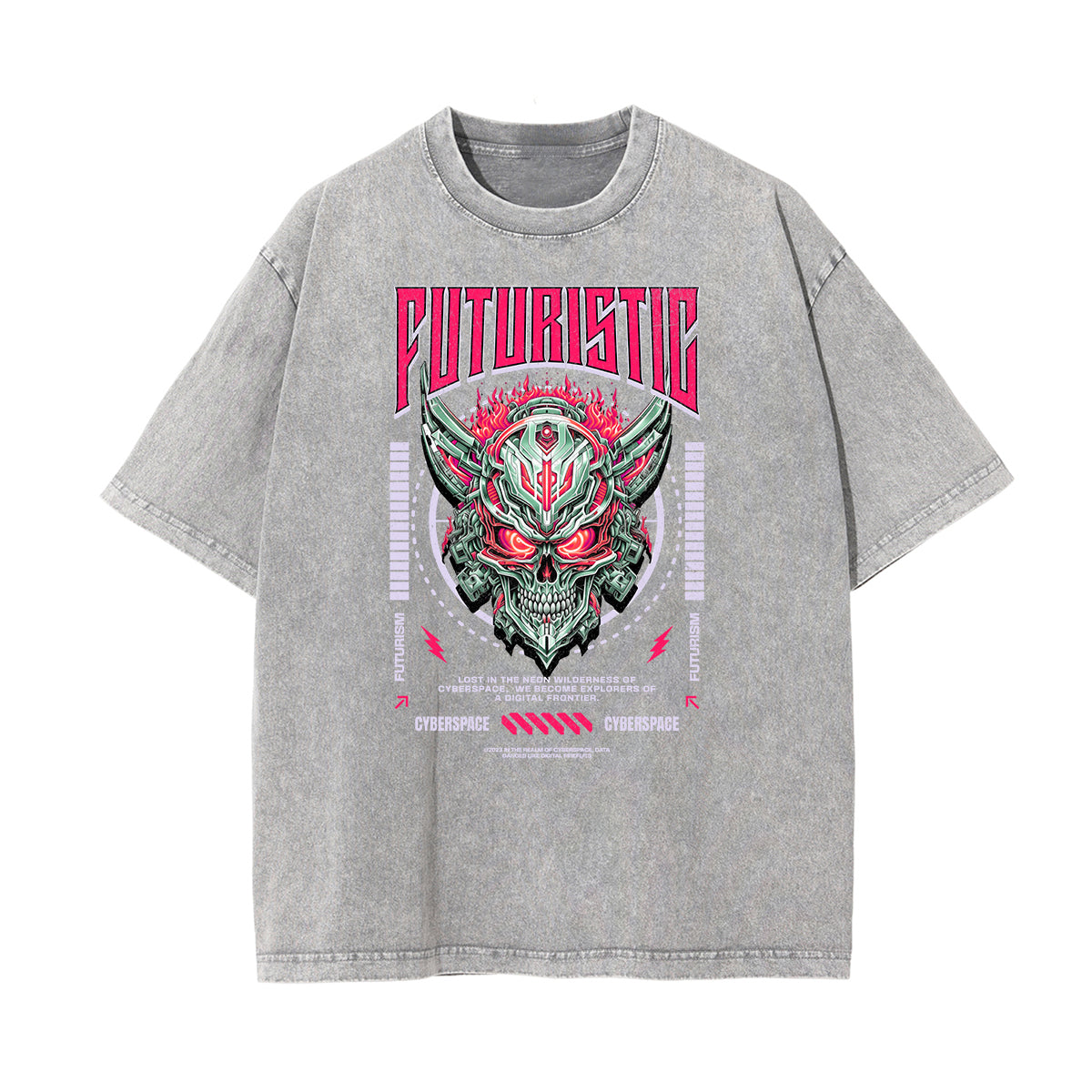 Stone Wash Sci-Fi & Futurism Graphic Tee