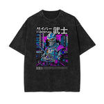 Washed Sci-Fi & Futurism Graphic Cotton Tee