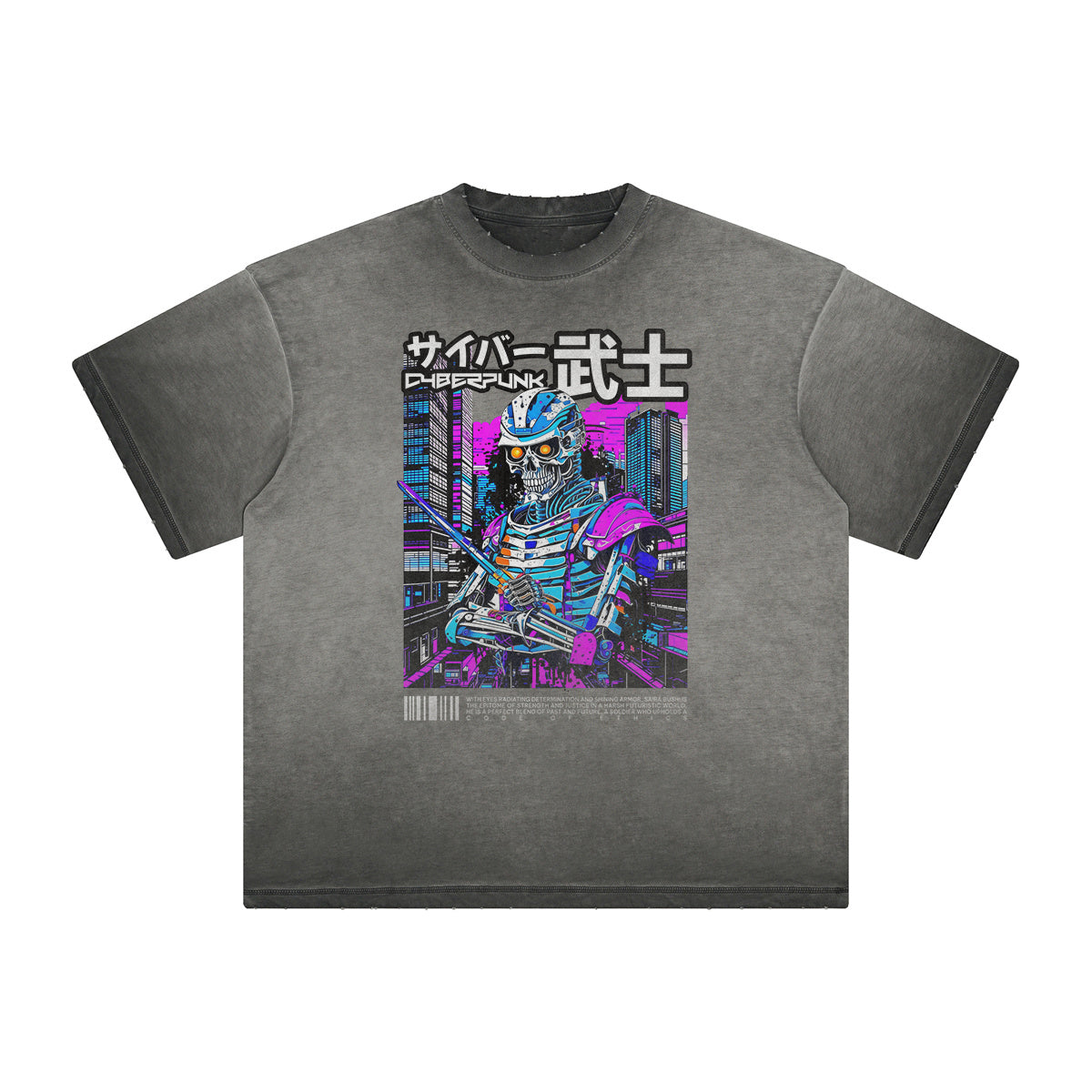 Thick Faded Sci-Fi & Futurism Graphic Tee