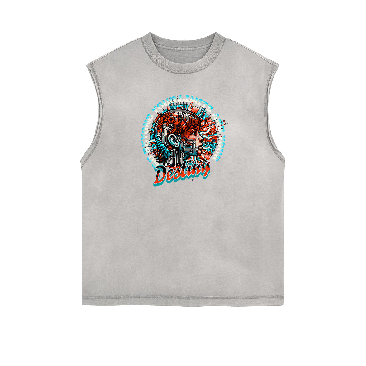 Frayed Edge Sci-Fi & Futurism Graphic Tank