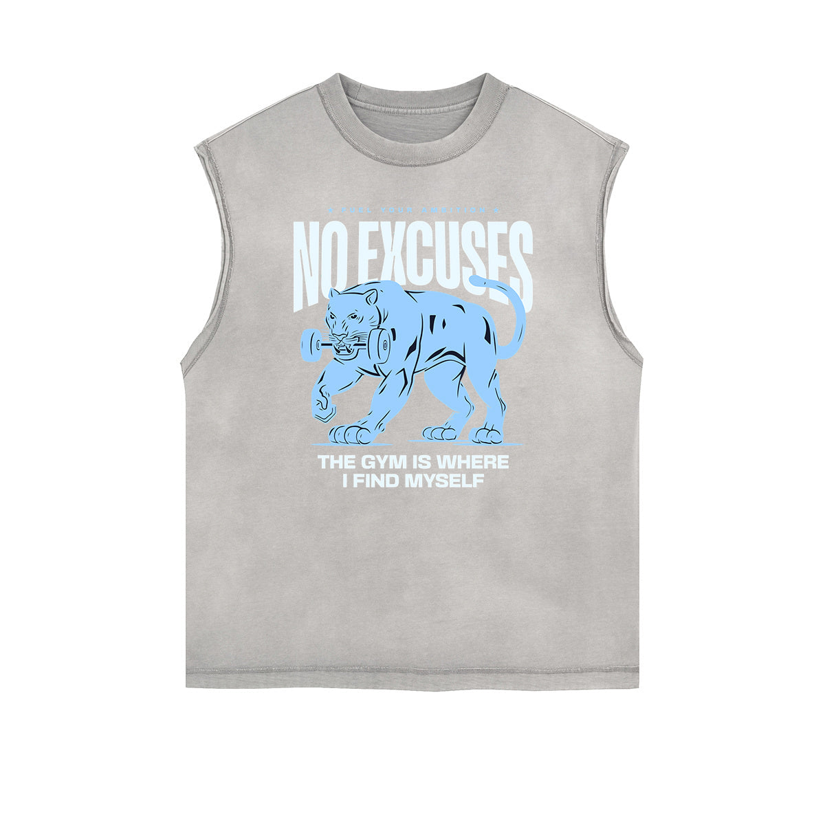 Frayed Edge Fitness Graphic Tank