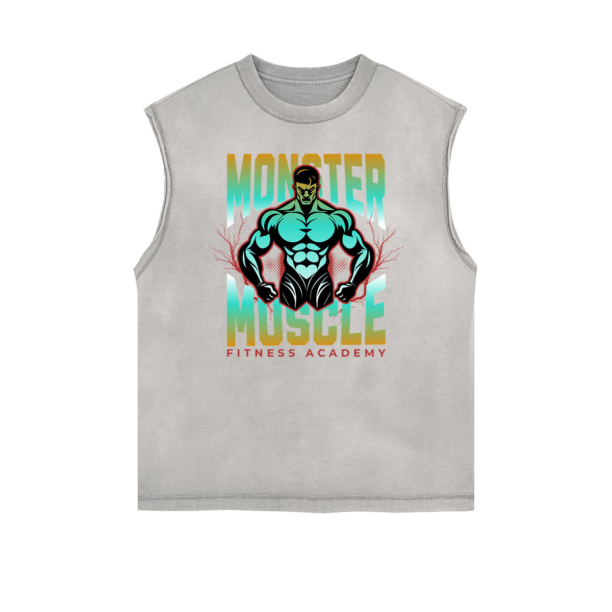 Frayed Edge Fitness Graphic Tank