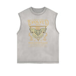 Frayed Edge Butterfly Graphic Tank