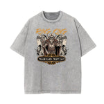Washed Cotton King Graphic Tee