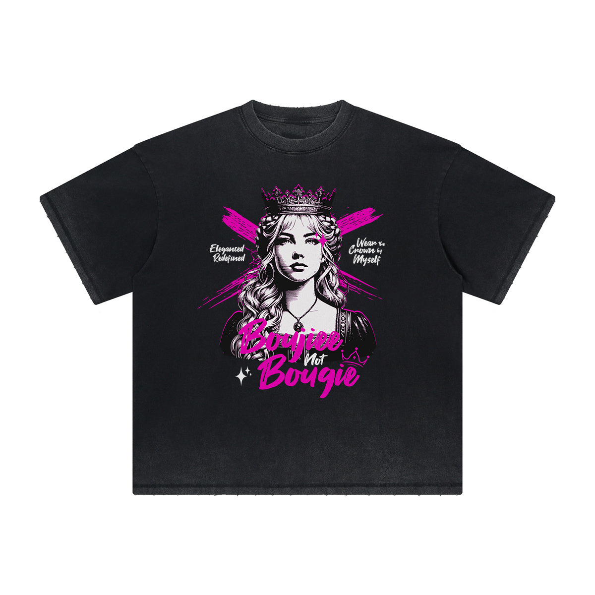 Heavyweight Washed Queen Graphic T-Shirt