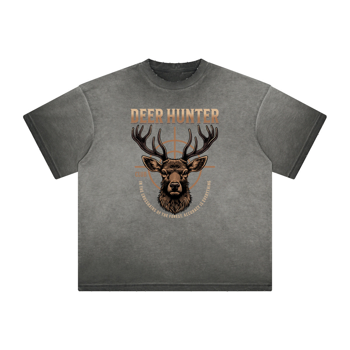 Thick Faded Abstract Graphic T-Shirt