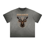 Thick Faded Abstract Graphic T-Shirt