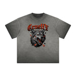 Thick Faded Abstract Graphic T-Shirt