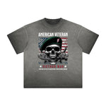 Thick Faded Abstract Graphic T-Shirt
