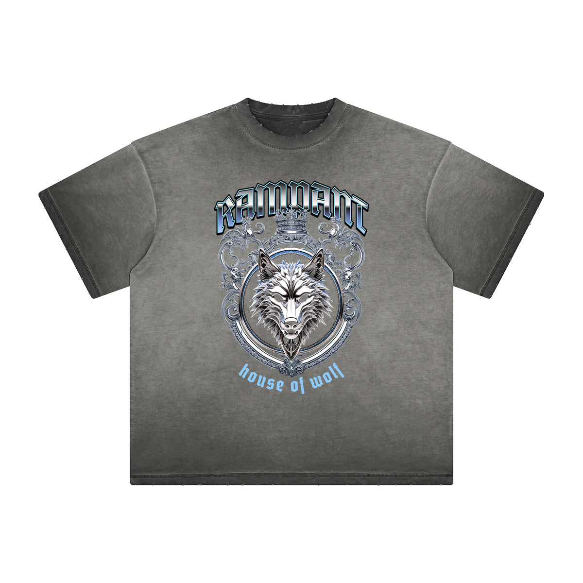Thick Faded Abstract Graphic T-Shirt