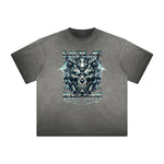 Thick Faded Abstract Graphic T-Shirt