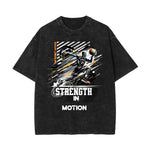 Washed Athletic Graphic Cotton Tee