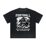 Heavy Fade Basketball Print T-Shirt