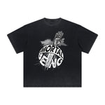 Heavy Fade Bold Typography T-Shirt