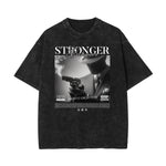 Stone Wash Mystery Mask Graphic T-Shirt