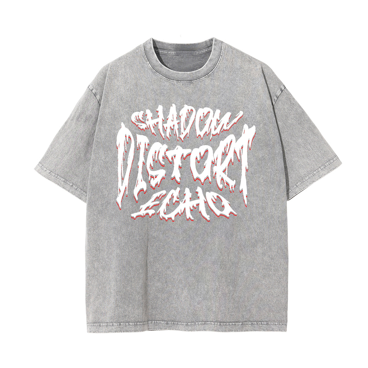 Washed Cotton Dark Aesthetic Tee