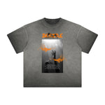 Faded Thick Dark Aesthetic Tee