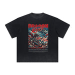 Vintage-Style Frayed Dark Aesthetic Tee