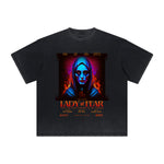 Vintage-Style Frayed Dark Aesthetic Tee