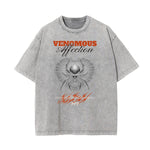 Stone-Washed Gothic Death Motif Tee