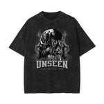 Washed Cotton Gothic Death Motif Tee