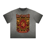 Heavyweight Washed Gothic Death Motif Tee