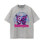 Washed Cotton Flower Graphic Tee