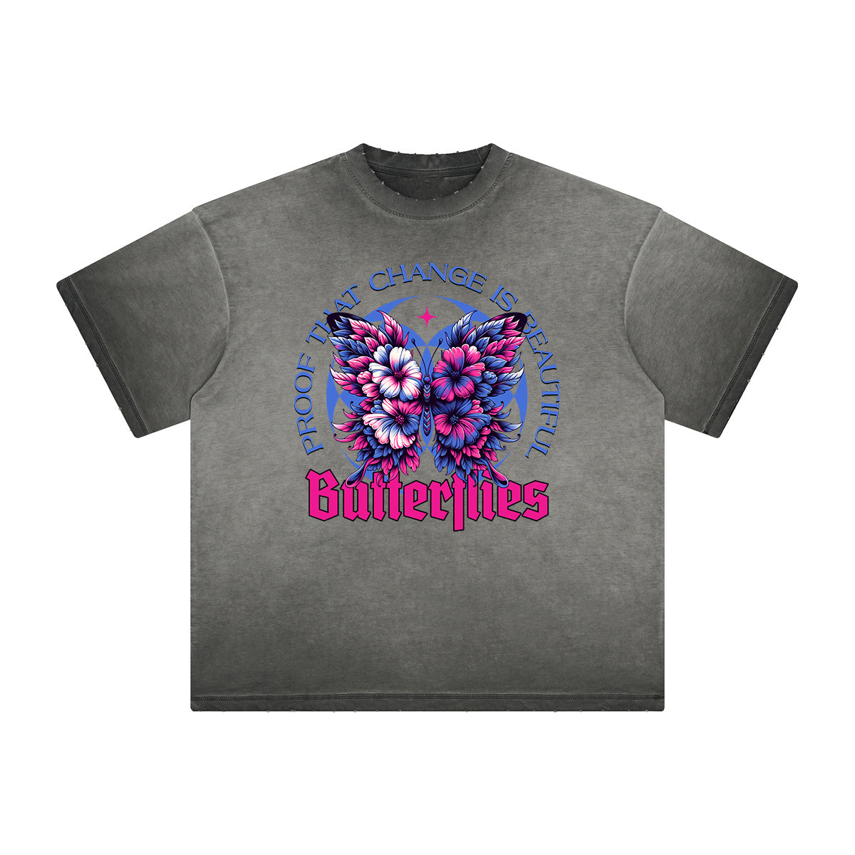 Heavyweight Washed Flower Graphic Tee