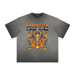 Heavyweight Washed Flame Graphic Tee