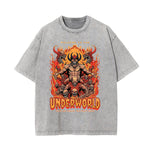 Washed Cotton Flame Graphic Tee