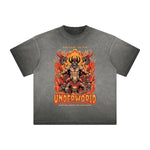 Heavyweight Washed Flame Graphic Tee