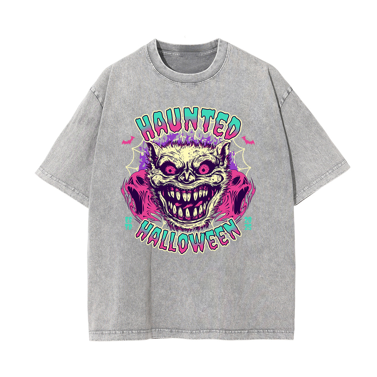 Washed Cotton Flame Graphic Tee